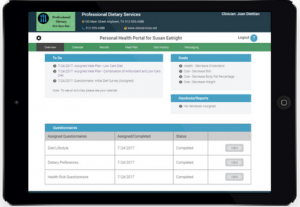 Nutrition Maker Online patient portal