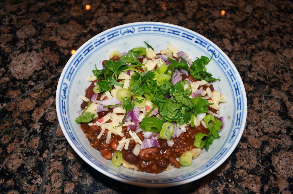 Vegetarian chili photo