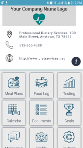 Nutrition Now phone app