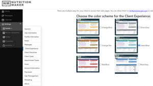 Meal planning portal